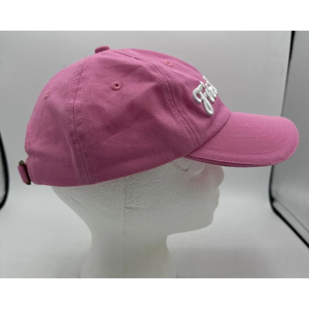 First Mate Boating Fishing Baseball Cap Hat Anchor West Marine Pink Adjustable - Picture 9 of 14